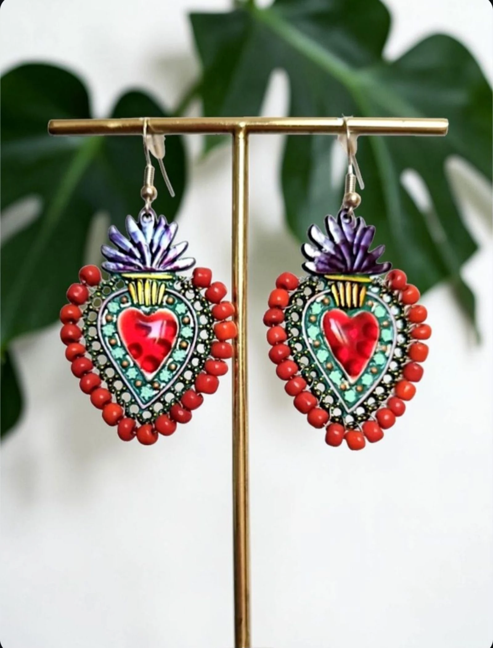 Cuora sacro earrings – photo 5